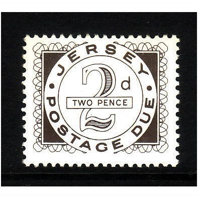 JERSEY 1969 POSTAGE DUE 2d SEPIA SG D2 U/M MINT