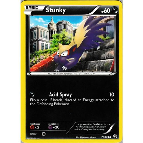 Pokemon B&W Dragons Exalted - #76/124 - Stunky