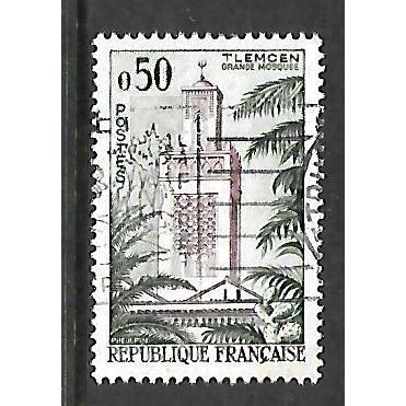 FRANCE 1960 50c TIEMCEN MOSQUE ALGERIA SG 1464 FINE USED#