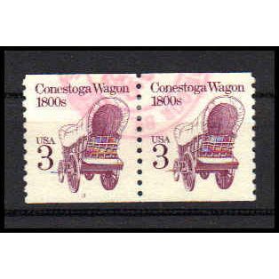 Used 2252a 3c Conestoga Wagon Very Fine CNP Left 3 PA0915
