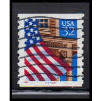 Used 2913 32c U.S. Flag Over Porch Very Fine CNS 77767 PA1008