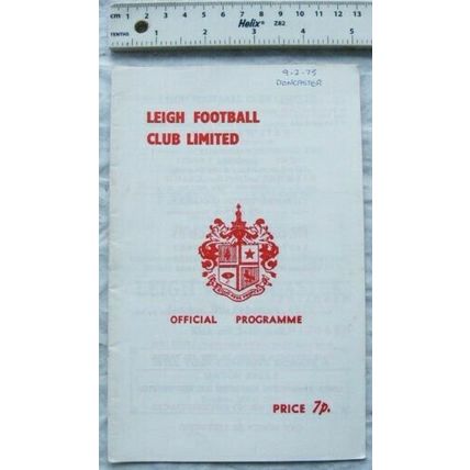1975 programme Leigh v. Doncaster