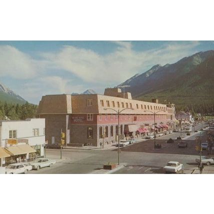 The New Mount Royal Hotel Banff Alberta Canada 1960s Postcard