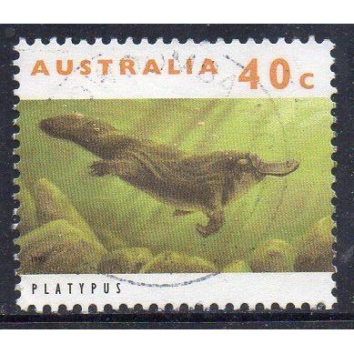 Australia 1993 Wildlife Definitive - Platypus 40c Used