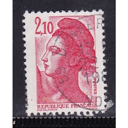 FRANCE 1982 LIBERTY 2.10f USED SG2466