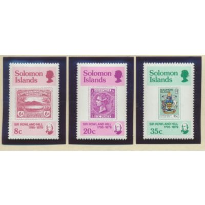 Solomon Islands Stamps Scott #393 To 395, Mint Hinged