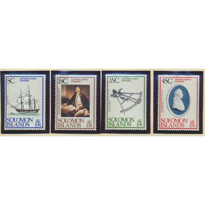 Solomon Islands Stamps Scott #381 To 384, Mint Hinged