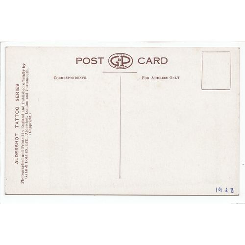 Seaforth Highlanders Military Aldershot Tattoo Series Postcard