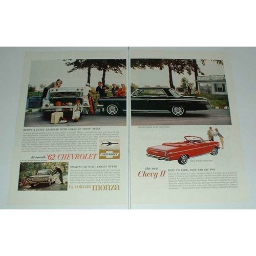 1962 Chevrolet Impala, Monza, Nova Convertible Car Ad