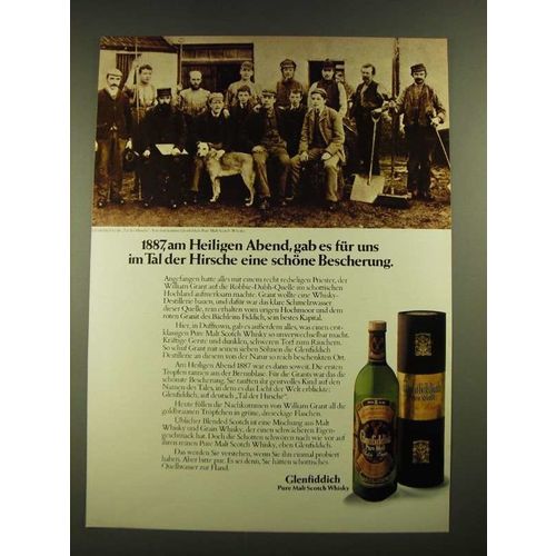 1979 Glenfiddich Scotch Ad - in German