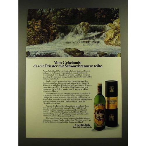 1979 Glenfiddich Scotch Ad - in German - Vom Geheimnis