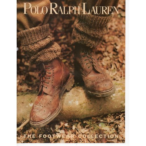 Polo Footwear by Ralph Lauren classic Full Page Print Ad September 1994