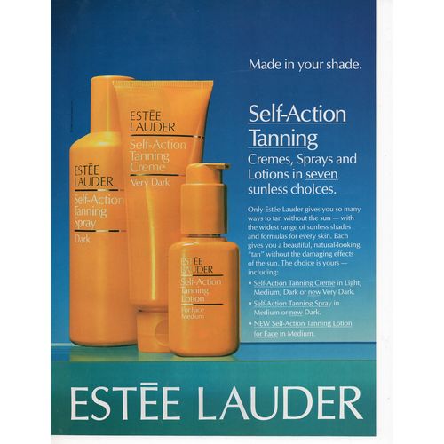 Estee Lauder vintage Full Page Print Ad July 1993