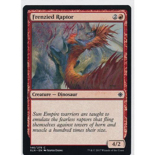 Magic the Gathering MTG Ixalan 146/279 Frenzied Raptor