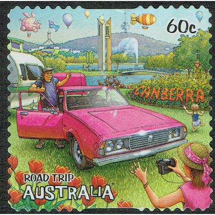 Australia 2013 Road Trip Australia (2nd Series) 60c Multicoloured S/Ad SG4015 GU