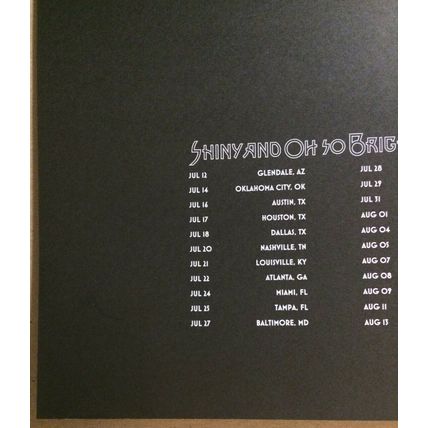 2018 OFFICIAL SMASHING PUMPKINS ANGEL CONCERT TOUR POSTER 9/30 31 LA CHICAGO LTD