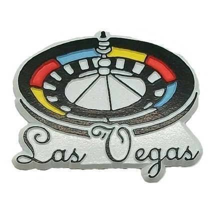 Las Vegas Roulette Wheel Fridge Magnet