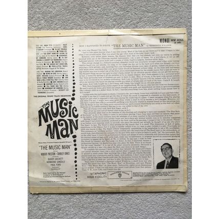 THE MUSIC MAN - ORIGINAL SOUNDTRACK (UK VINYL LP, 1962)