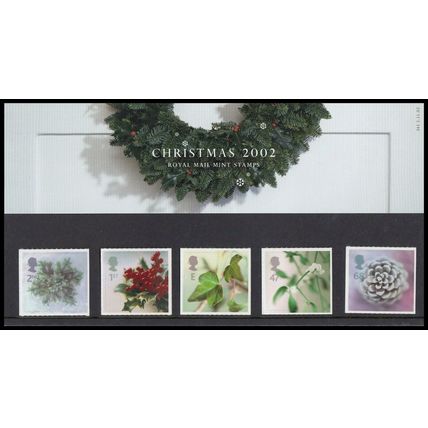 GB 2002 Christmas Presentation Pack # 341 Unmounted Mint NHM SG 2321-2325