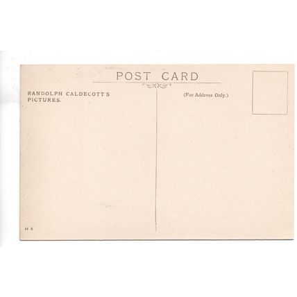 ARTIST DRAWN POSTCARD BY RANDOLPH CALDECOTT COME LASSES AND LADS (2053)