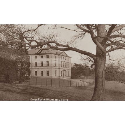 Wylam Close House Northumberland Old Real Photo Postcard
