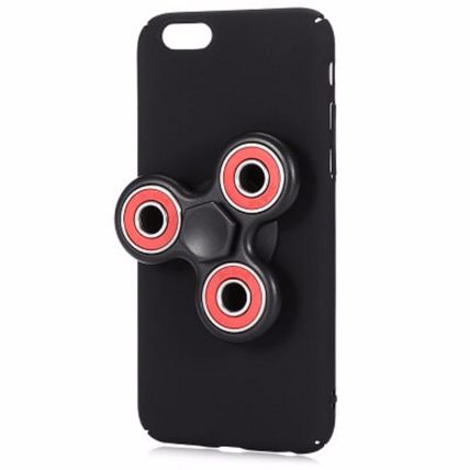 Black Ultra-Thin IPhone 6/6S Case Cover & Hand Spinner Toy