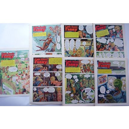 Annie Fanny 7 comics playboy original Set 6