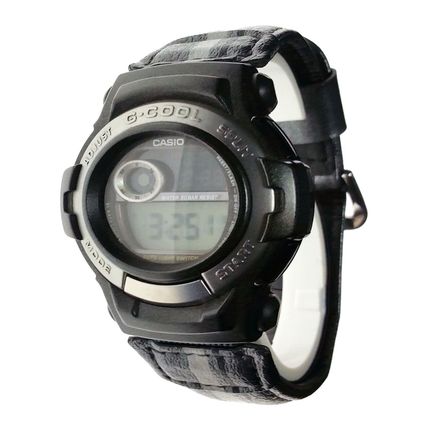 NEW Rare Casio G-Cool G-Shock G-Mix Digital Gray Leather Watch GT 003 Wristwatch