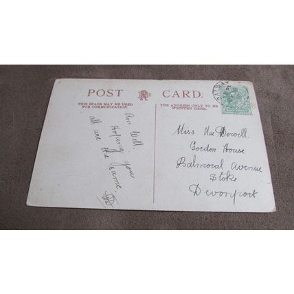 1910 fr Postcard - Terrace Gardens, Torquay - Devon