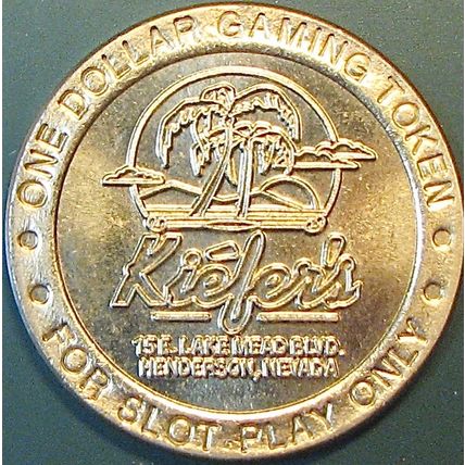Keefer's. $1 Casino Token. Henderson, NV. P60.