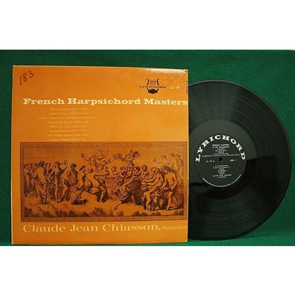 Claude Jean Chiasson - French Harpsichord Masters - LL 19 - NM