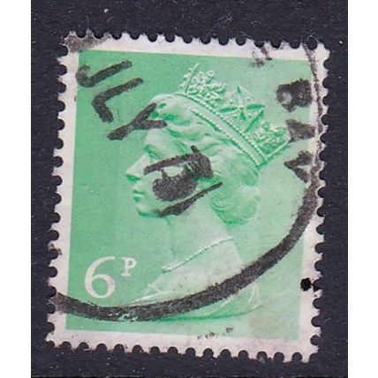 GB 1971 DECIMAL CURRENCY 6p USED 2 PHOS BAND