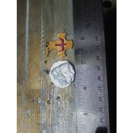 VTG St Anthony Pray for Us Religious Catholic Medal Pendant Charm
