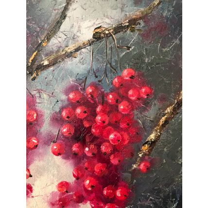 Still Life Berries Painting Red Fruits