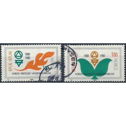 Centenary Christian Youth Association - Norway 1980 - F H - MiNr 809/10