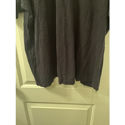 Men's Short Sleeve T-Shirt V Neck Black