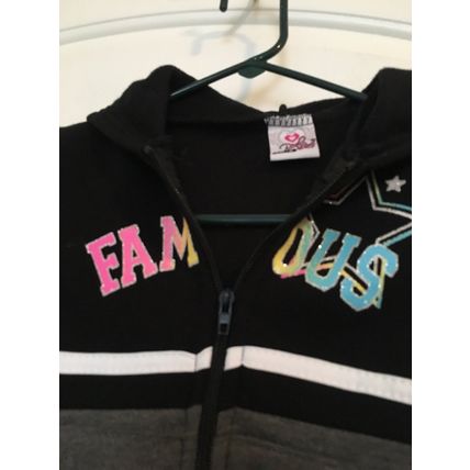 Real Love Girls Full Zip Hoodie Sweatshirt Jacket Size 4