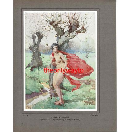 Chill November, Anna Airy, Book Illustration (Print), 1931
