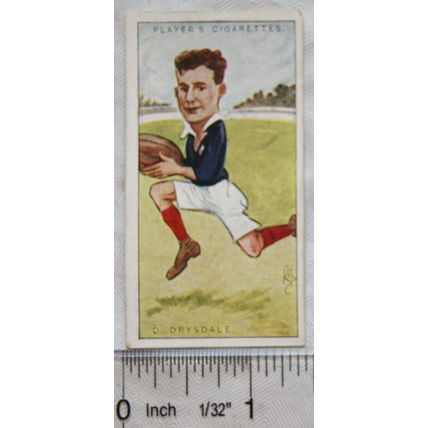 1926 Footballers Caricatures by RIP 34, D. Drysdale, Oxford, Heriots & Scotland