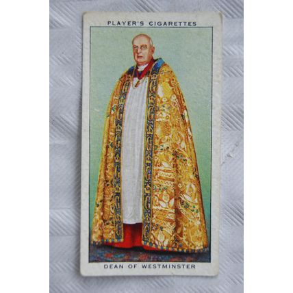 1937 Players Coronation Ceremonial Dress No. 8 The Dean of Westminster