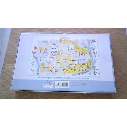 OXFORD MAP by Clair Rossiter Jigsaw Puzzle (500 Piece) 2016