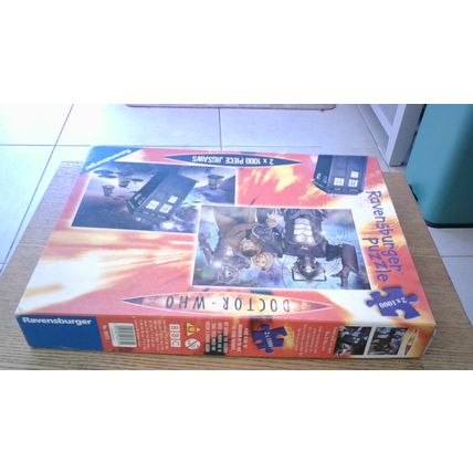 DOCTOR WHO Jigsaw Puzzles (2 x 1000 Pieces) Ravensburger (2006) Tenth Doctor