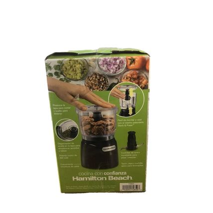Hamilton 72850 Beach Stack & Press 3-Cup Chopper Color Black
