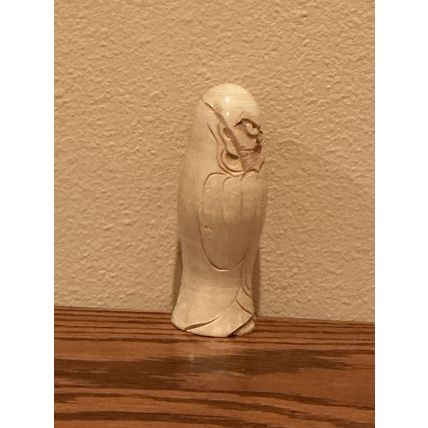 Vintage Japanese Traditional Wooden Doll Hand-Crafted Authentic Figurine