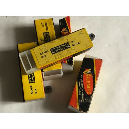 NEW LOT 42 VALENITE 10 218 2075 CARBIDE INDEXABLE INSERTS, GRADE: VC2 ,SV