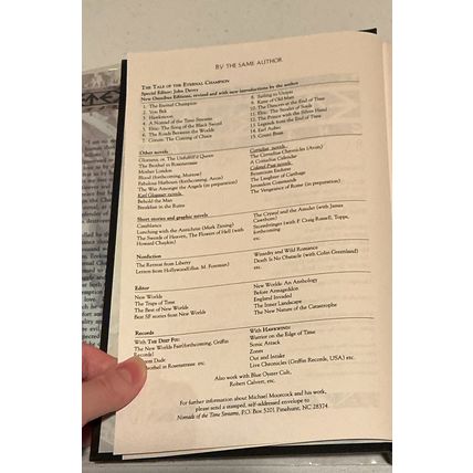 Eternal Champion by Michael Moorcock First Edition (1994, Hardcover)