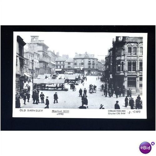Yorkshire BARNSLEY Market Hill Postcard by Collectorcard (C1872)