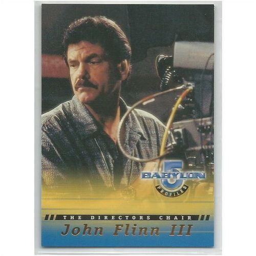 BABYLON 5 PROFILES ' DIRECTOR'S CHAIR card # DC1 JOHN FLINN (1999)