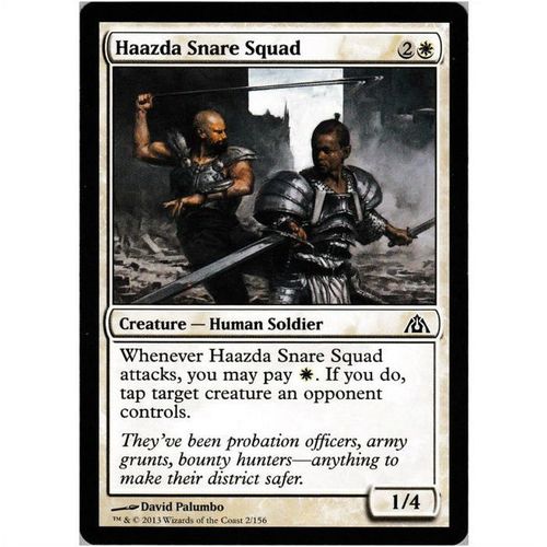 Magic the Gathering - Dragon's Maze - #2/156 - Haazda Snare Squad