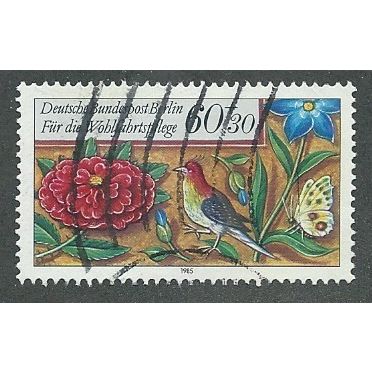 BERLIN -1985 60pf+30 'HUMANITARIAN - MOTIFS' FINE USED (EBID44-884)